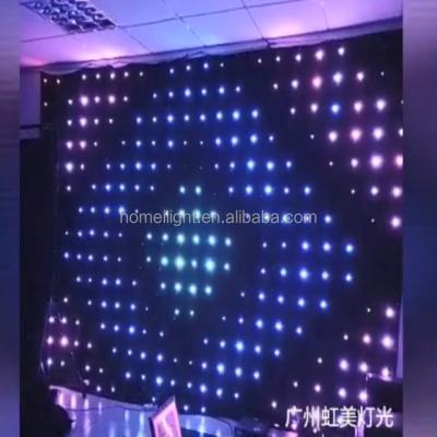 China Flexible Led Backdrop Video Mesh P18 Led Vision Curtain Display LED Video Curtain for sale