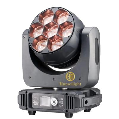 China High Brightness LED Beam Wash Zoom 7x40W RGBW 4in1 Moving Head Stage Lighting for sale