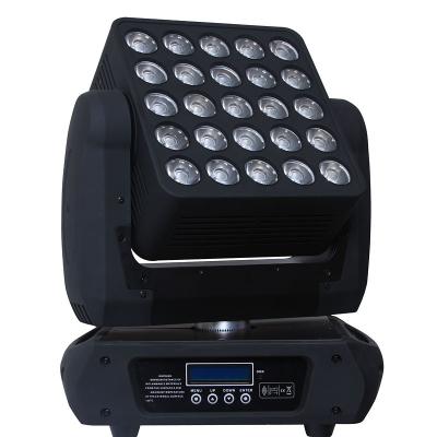 China High Quality Moving Party LED Head Light DMX512 Matrix Disco Party DJ Decoration 25pcs Matrix LED Light for sale