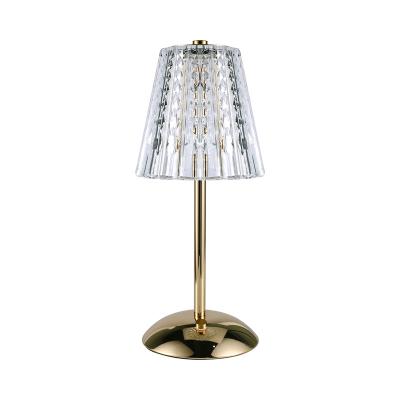 China New Modern Led Lighting Acrylic Table Lamp USB Rechargeable Touch Crystal Atmosphere Lamps For Hotel Bar for sale