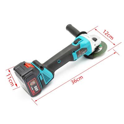 China Cordless Angle Grinder 21V Li-Ion Battery Electric Angle Grinder 115mm Machine Outdoor Processing Portable Electric Cut Angle Grinder for sale