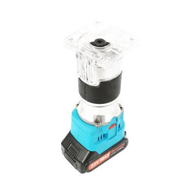 China Li-Ion Battery Power Diy Home Use Brushless Cordless Professional Trimmer Wood Router Trimmer Motor Zj-x05 for sale