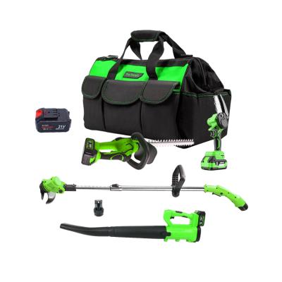 China Carry The Purples High Quality Easy 5 in 1 Garden Tool Kit Gardening Tools and Professional Cordless Equipment Sets for Garden Operation for sale