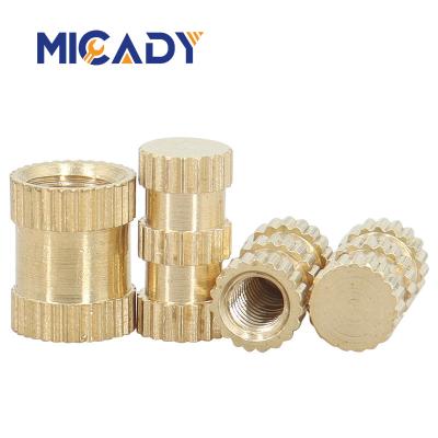 China Heavy Industry Brass Nut Factory Copper M6 Blind Hole Round Copper Insert for sale