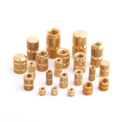 China Heavy industry furniture connector nut m6 stainless steel copper insert diamond wire injection nuts GB809 for sale