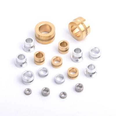 China Heavy Industry Hot Sale Customization M2 M3 M5 M6 M8 Stainless Steel Inserts Brass Nut Threaded Sleeve for sale