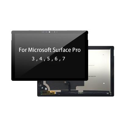 China Tablet PC LCD Screen Display Repair Parts For Microsoft Surface Pro 3 4 5 6 7 LCD Display Touch Screen Digitizer Assembly For Microsoft Surface Pro 3 4 5 6 7 for sale