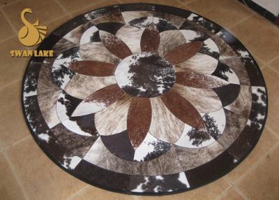 China Decorative Non Skid Area Rugs Round Living Room Mats Contemporary Design for sale