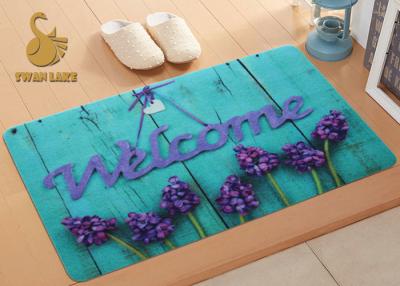 China Eco Friendly Family Outdoor Entry Rugs , Water Absorbing Floor Mats for sale