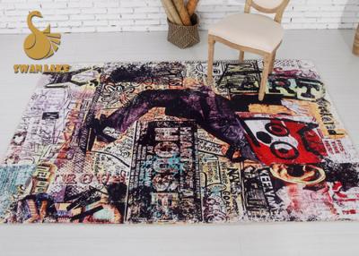 China Good Flexibility Modern Floor Rugs For Child Stain / Dirt Resistance for sale