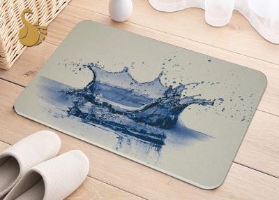 China Printing Anti-Bacterial Absorbent Non Slip Area Rugs , Non Slip Floor Area Mat Rugs for sale