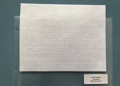 China 250gsm Snow White Needle Punched Non Woven Material For Mats for sale