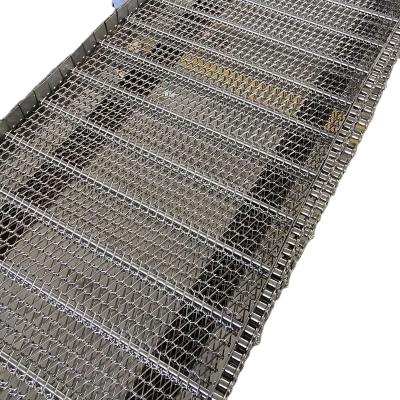 China Food Grade Stainless Steel Belt SUS304 Stainless Steel Mesh Conveyor Belt Heat Resistant Wire Mesh Conveyor Belt for sale