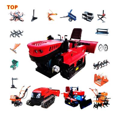 China NEW LT 2022 Factory Mini Agricultural Machinery Hand Held Farm Cultivator Crawler Machine Power Tillage Rotary Tiller for sale