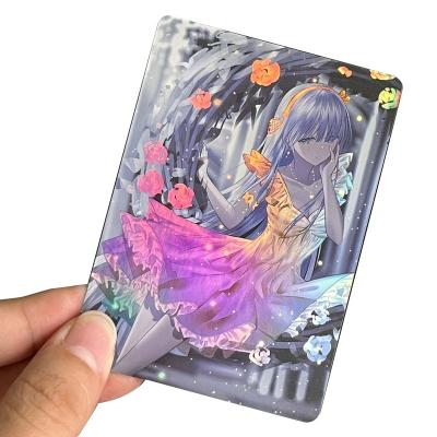 China New Cartoon Anime Hot Selling Different Paper Models Playing Custom Printed Game Cards for sale