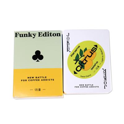 China Premium Quality Custom Durable Luxury Gaming Cards Professional Table Paper Poker for sale