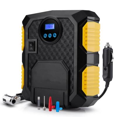 China Smart Digital Air Compressor for Car Auto Pump Portable Tire Inflator with LED Light DC 12V for sale