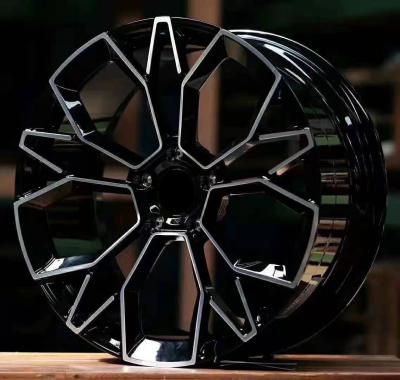 China Hot Sale Automotive Quality Workshop 2021 Custom Aluminum Alloy 18 19 20 21 22 Inch Black Finish Wheel For Benz Cayenne Universal Land Rover Ca for sale