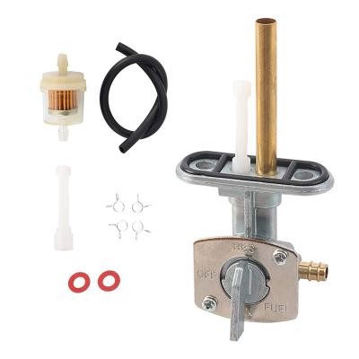 China Aluminum Alloy Gas Fuel Valve Petcock Cut Off Tank Switch Fits For Kawasaki Suzuki Yamaha Motorcycle for sale