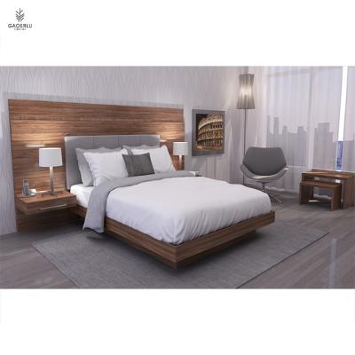 China modern modern hotel bedroom furniture, used wood hotel furniture for sale, custom size hotel bedroom furniture for sale