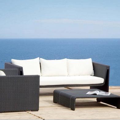 China 2021 Outdoor Furniture Garden Coffee Table And Sofa Rattan Furniture Outdoor Set Seaside Furniture for sale