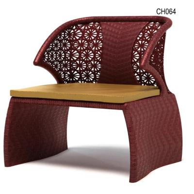 China Outdoor Furniture Top Sale Leisure Style Rattan Chairs Outdoor Cafe Chair for sale