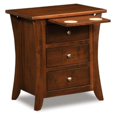 China Modern Modern 3 Drawer Nightstand Magazine Table Cafe End Table for sale