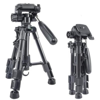 China Q100 Flexible Stand Desktop Tripod Camera Tripod Folding Mini Tripod Gimbal Stabilizer Smartphone Selfie Stick Tripod for sale