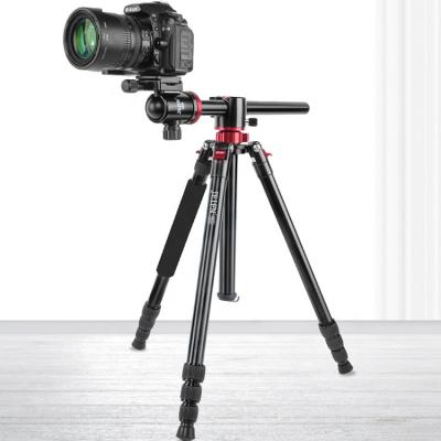 China Professional Video Camera Tripod Double Head Horizontal Digital Camera Tripod for sale