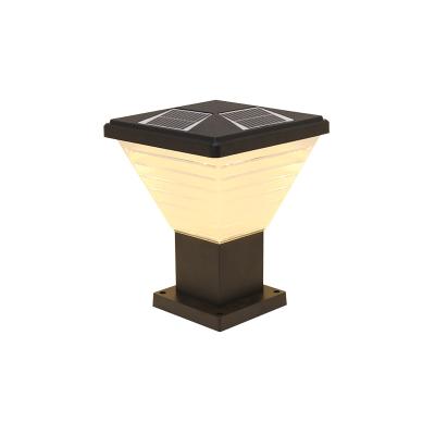 China Modern Garden Pillar Lamp LED Solar Pillar Lamp for sale