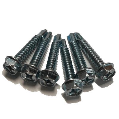 China Automotive Industry Inch Steel Hexagon Self-drilling Lead Screws with EPDM for sale