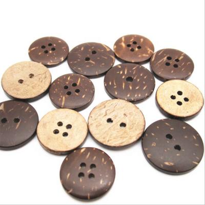 China Wholesale Faster Delivery Dry Cleaning Original China Factory Export New Products Clothing Buttons Sewing Coconut Shell Buttons for sale