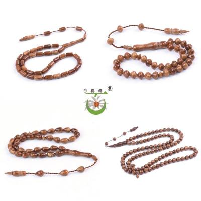 China China factory kuka rosary muslim nut 33 beads islamic rosary bracelet rosary prayer necklace for sale