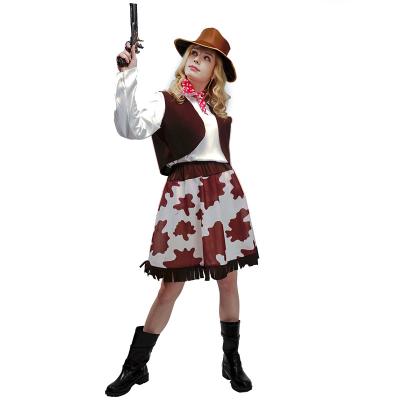 China Halloween Cool Party Costume Cowgirl Cosplay Cowgirl Fancy Dress Costume For Adult Women for sale