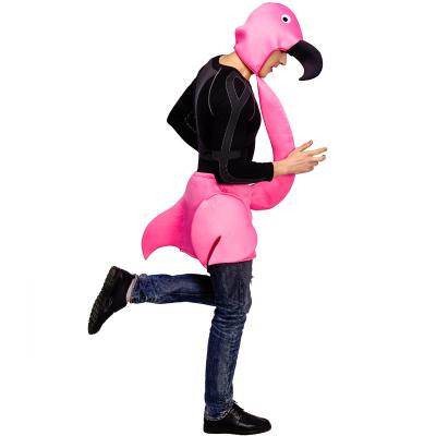 China Funny Wear Men's Party Halloween Costume Costumes Cosplay Flamingo Stage Performance Costume for sale