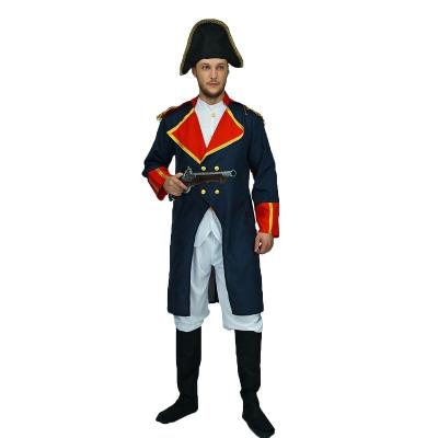 China Career Adult French Colonial Party Equipment Emperor Cospaly Noble Historical General Cosplay Costume For Men for sale