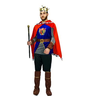 China Costume Medieval King Prince Halloween Costumes Deluxe Party Halloween Cosplay Costume for sale