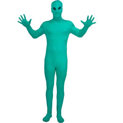 China Halloween Cosplay Costume Party Scary Alien Costume Factory Direct Sales Funny Jumpsuit Alien Costume For Men for sale