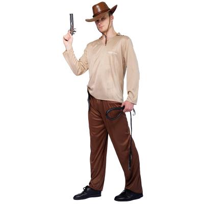 China Costumes Wholesales Handsome Cowboy Halloween Cosplay Dress Mens Costumes With Case for sale