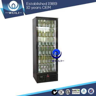 China 293L Single-temperature Upright Tall Beer Fridge Showcase Fridge For Bar / Restaurant for sale