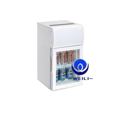 China A COOLER display mini visi cooler countertop refrigerator R600a for sale