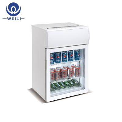 China 220V Single-temperature CE ROHS Hotel and Home Mini Fridge Meat Display Freezer for sale