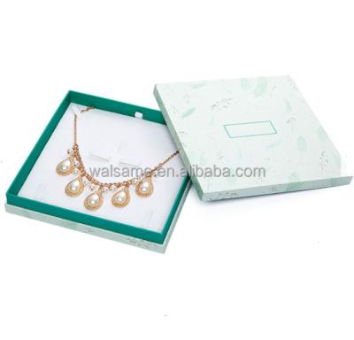 China High Quality Recycled Materials Boxes Printed Jewelry Leather Packaging Jewelry Box for sale