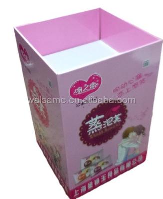 China Custom Printed Display Material Cardboard Corrugated Cardboard Bins Eco - Friendly for sale