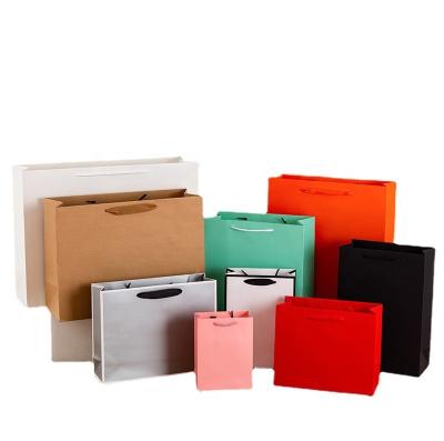 China Recycled Materials In Stock Multiple Colors Packaging Paper Bag Colored Kraft Bag, In Stock Items With Cheap Price for sale