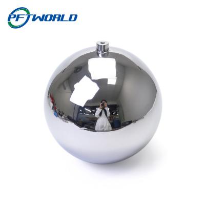 Chine Miroir polissant, décorations de bureau, pièces en aluminium, commande numérique par ordinateur usinant, globe à vendre