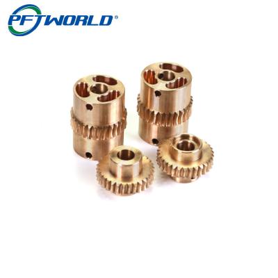 China Precision Custom Worm Gear CNC Brass Bronze Machining Milling Turning Parts Service à venda