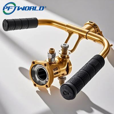 China Lightweight CNC Machined Handlebar For Mountain Bike Bicycle Cycling Racing MTB 70mm Rise for sale