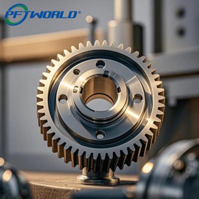 China Lightweight Aluminum Alloy Gear with 20° Tooth Pressure Angle and Long-lasting Durability for sale