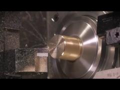 CNC customized processing of brass parts, including turning, milling, and composite services